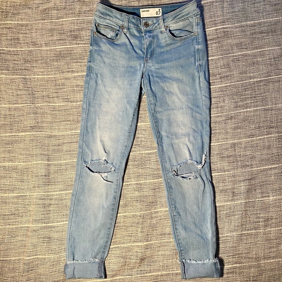 ‼️SOLD‼️Garage Mid-Rise Skinny Jeans - Picture 2 of 4